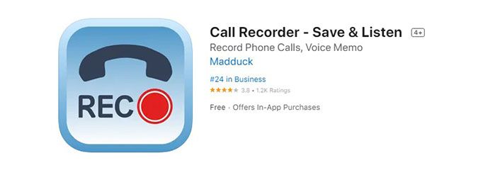 Call Recorder - Save & Listen
