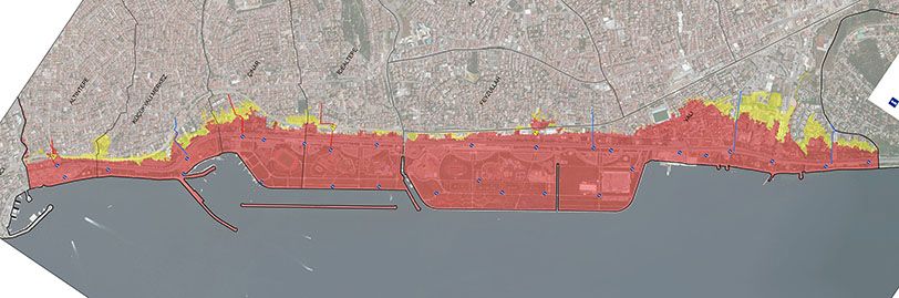 maltepe tsunami harita